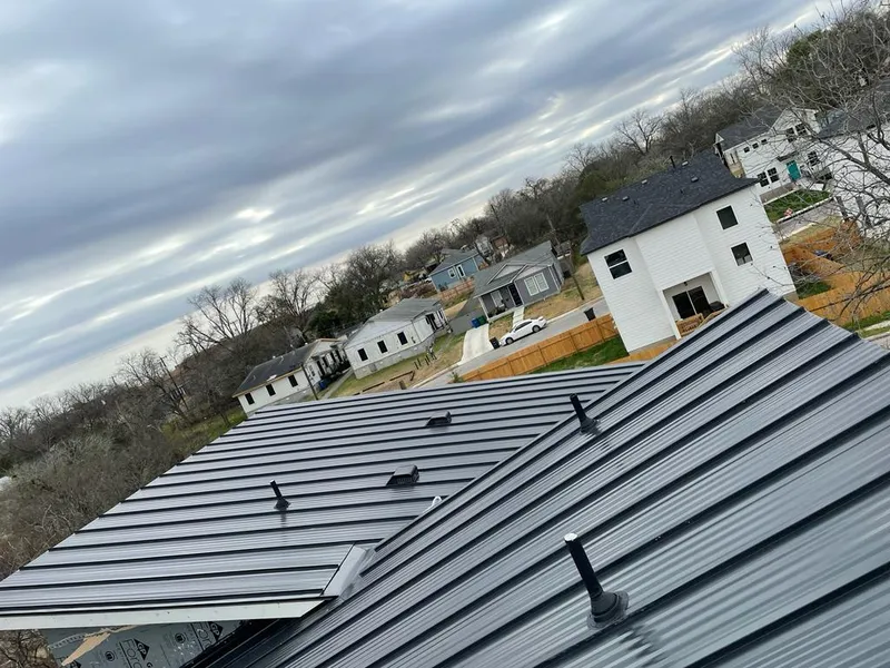Standing seam metal roof panels with vents for Skylight Repair in Frenchtown